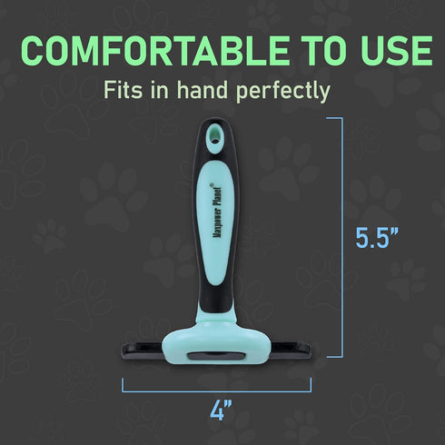 Maxpower Planet Pet Grooming Deshedding Brush - Tool for Dogs and Cats, Reduces Shedding up to 95%