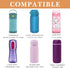 Linkidea 12oz/16oz, Plush Water Bottle Carrier Compatible with Thermos FUNTAINER Steel/Tritan Warm Bear Waterbottle