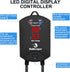 500W Adjustable Aquarium Heater, Digital Display Controller, Submersible Water Heater for 66-132 Gal Tanks
