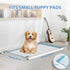 IMMCUTE 16" 24" 8 Pee Pad Holder, Soft Silicone Puppy Pad Holder Fits Up to x Pee Pads, Non-Slip High Edge Potty Pad