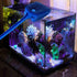 3 PCS Double-Sided AOODOOM Aquarium Fish Tank Algae Cleaning Brush - Non-Slip Handle Sponge Scrubber