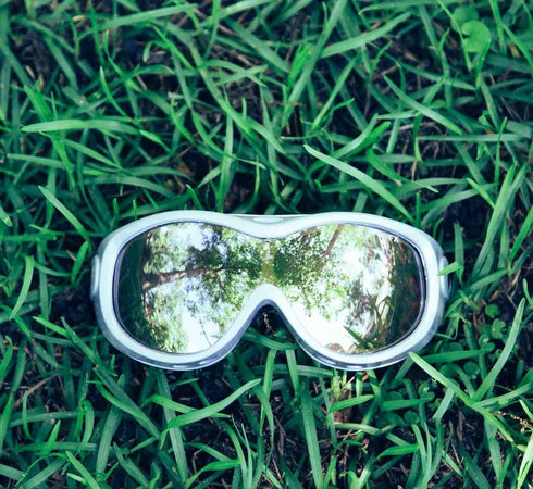 GloFX Diffraction Ski Goggles - Rainbow Gradient Rave Prism Kaleidoscope Lenses for EDM Music Festival