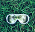 GloFX Diffraction Ski Goggles - Rainbow Gradient Rave Prism Kaleidoscope Lenses for EDM Music Festival