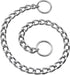 Herm Sprenger Chrome Plated Steel Dog Collar, Short Flat Links Choke Chain, Two O-Rings for Small Medium Large Dogs