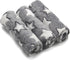 1 Pack 3 Puppy Blankets, Super Soft Warm Sleep Mat with Grey Star Cute Print, Fluffy Fleece Pet Blanket (Small, 23"x15")