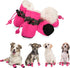 YAODHAOD Dog Shoes for Winter, Fleece Warm Snow Booties for Small Medium Dogs, Size 5: Pink