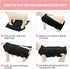SAWMONG Recovery Suit for Dogs, Professional Surgical Suit for Male & Female, Black, XX-Large, After Surgery Spay Neuter