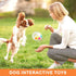 Cramelith The Mellow Dog Calming Ball with Handle, Interactive Football Shape Balls for Dogs Playing, Interactive Pet