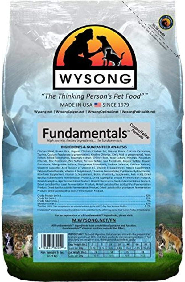 Wysong Fundamentals Canine/Feline Formula Dry Dog/Cat Food, 5 lb