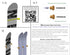 Grassracks Nubbins Bamboo Flush Ski Wall Mount & Snowboard Rack