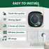 Yoiilifee 1000 IP65 60 (1Button) Dog Door Bell for Potty Training, Smart Wireless Doggie Doorbell to Go Outside, Feet
