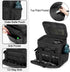 Tactical Gun Range Bag with 3 Pistol Capacity and TSA Lock, Duffle Bag with 2 Small Cases and Magazine Slots