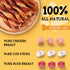 ASMPET Dog Triple-Flavor Treat Twists Stick, Non-rawhide Chicken Chews w/Fish & Duck, Nutritious All Natural Ingredients Dog Treats for Small, Medium & Large Dogs