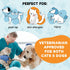 BENCMATE Inflatable Dog Cone Collar Alternative, Soft Dog Cone for Small Medium Large Dogs, X-Large, Blue
