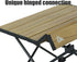 iClimb Ultralight Compact Camping Folding Table with Carry Bag, Reinforced Green - S