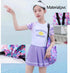 Kids Waterproof Dry Wet Swim Backpack, Sport Knapsack for Swimmers, Separated Sack