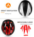 Shinmax Bike Helmet for Men Women, Adjustable Bicycle Helmet with Detachable Magnetic Goggles