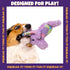 Pet Factory Logical Pet Patchwork Squeaky Plush Dog Toy, Randomly Selected - Bear or Elephant