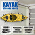 UNITEDPOWER Kayak Storage Racks, Heavy Duty Garage Hangers, Jumbo Wall Hooks for Canoe, Ladder, Bicycle, Folding