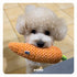 Carrot Tug Rope Dog Toy, Squeaky Gift for Puppy Birthday, Durable Toy for Small to Medium Dogs