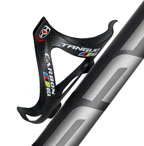 TANUP 2 Pack Bike Water Bottle Holder Bike Cup Holder - Carbon Water Bottle Cage Lightweight Full Carbon Fiber Bicycle