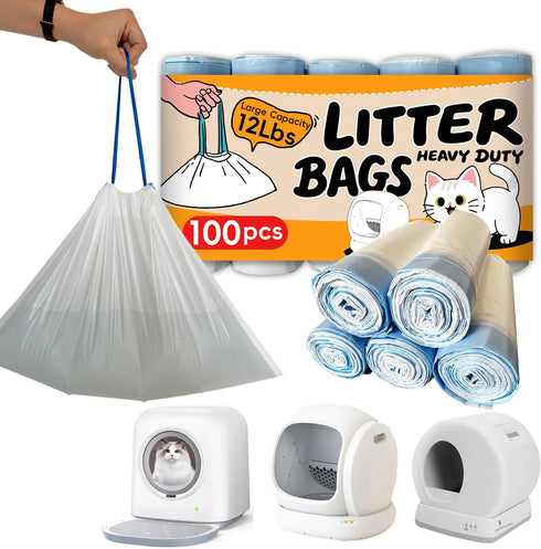 OuhDvgny Cat Litter Box Liners Bag Fit For MW-SC01/MW-SC02/MW-LR01 Automatic Self Cleaning Cat