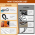 Long Dog Leash for Training, 16FT/30FT/50FT/100FT Reflective Leash with Lockable Hook for Dogs Outside