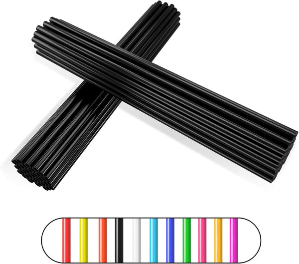 PSLER 72 PCS Black Spoke Skins, Spoke Covers Trim Wrap Decoration Protector for Motorcycle Motocross