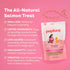 1400+ 4 oz, 3 Pack) Pupford Freeze Dried Training Treats for Dogs & Puppies, Two Ingredient Bites (Salmon