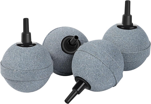AQUANEAT 4 Pack Air Stones for Ponds, Long Lasting Aerator Oxygen Diffuser for Aquariums