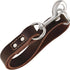Short Leather Dog Leash, 12" Length x 1" Wide, Traffic Dog Leash for Medium, Large and Extra-Large Breeds