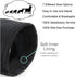 Dog Muzzles Suit - 7 PCS Adjustable Breathable Safety Muzzles for Small Medium Large Dogs, Black
