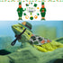 Vehomy 4Pcs Saint Patrick's Day Bearded Dragon Hats Tutu Skirt Outfit with Shamrock Décor for Small Pets