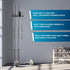 Yes4All Olympic Barbell Holder, Vertical Wall Mounted Barbell Storage Rack for Home Fitness Equipment