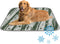 Generic Dog Cooling Blanket Ice Silk Cooling Mat for Bed Minimalist Striped Print