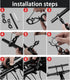 XNX Bicycle Double Handlebars Extender Aluminum Alloy Bracket Accessories for 20mm-32mm Bars Caliber