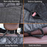 1PC Dog Car Seat Cover for Back Seat, Hard Bottom Back Seat Extender for Dogs, Waterproof Durable Car Seat Protector