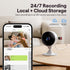 Elelink 2K 24/7 Wireless Cameras for Home Security Camera, Pet Camera Indoor with Phone App, Night Vision, Motion