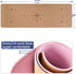 Numat Cork Yoga Mat, 6mm Thick 72 x 24 in, Sweatproof NonSlip Eco-friendly with Alignment Lines