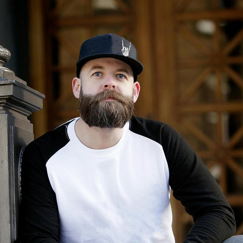 Snapback Hats for Men - Flat Bill, Fitted, Cool Skull Black Baseball Hats