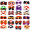 Halloween Dog Bow Ties, 10Pcs Adjustable Neckties for Small Medium Dogs, Pumpkin Skull Ghost Witch Pet Grooming