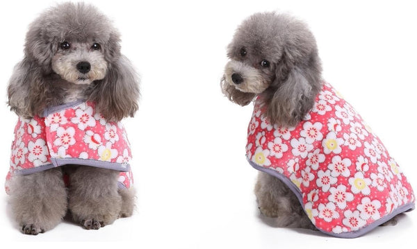Pet Dog Two Sides Reflective Wear Fashion Warm Coat, Cotton-Padded Dowan Jacket for Autumn and Winter