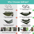 G4Free Large Camping Hammock - 2 Person with Mosquito Net, Lightweight for Outdoor Backpacking