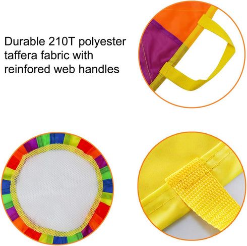 Sonyabecca (20ft) Play Parachute for Kids Tent Cooperative Team Building Birthday Games Gift for Boys and Girls