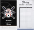 Murray Sporting Goods Baseball/Softball Lineup Cards - 30 Games with 16 Player Roster Lineup Sheet (4-Part Carbon