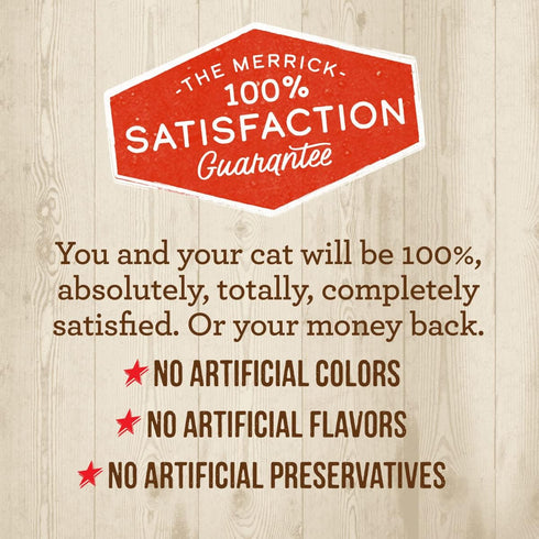 Merrick Purrfect Bistro Grain Free Dry Cat Food for Adult Cats, Real Salmon and Sweet Potato Recipe - 4 lb. Bag