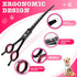 7" 6 1 Set Dream Reach Dog Grooming Scissors - Professional in Sharp Dog Shears Thinning, Chunker, Straight, Curved
