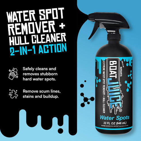 32oz Boat Juice Extreme Boat Cleaner - Boat Water Spot Remover & Boat Hull Cleaner
