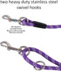 Long Dog Leash for Training 10FT/16FT/30FT/50FT/100FT, Reflective Threads Check Cord for Dogs