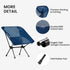 Backpacking CAMEL CROWN Camping Chair Heavy Duty Chair - Ultra-Light Folding Chair with Carry Bag, Portable Compact